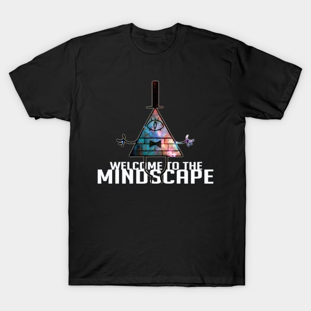 Welcome To The Mindscape T-Shirt by Schrebelka